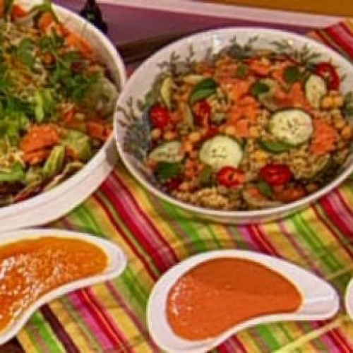 Recetas sin carne: Novedosas ensaladas y aderezos diferentes!!!