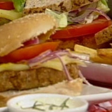 Recetas sin carnes: Show de hamburguesas vegetarianas